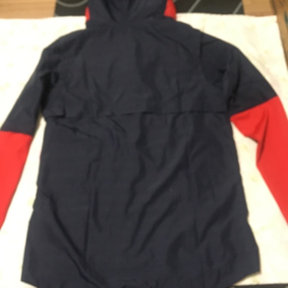 Nike Men’s Windbreaker Jacket Navy/Red - Picture 5 of 6